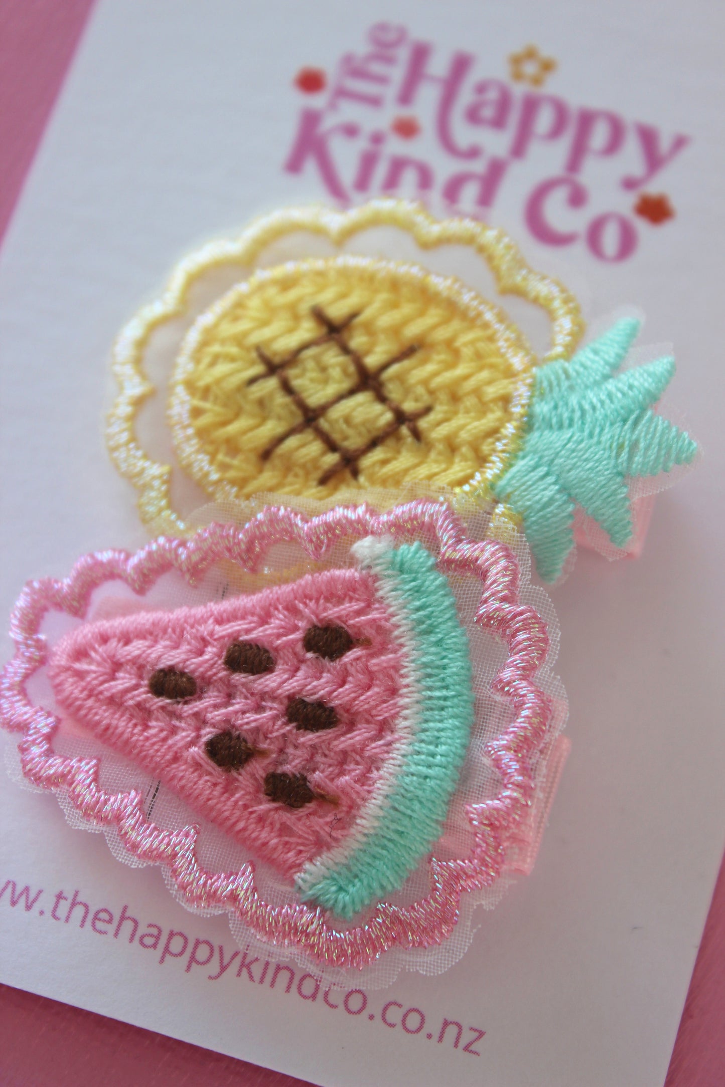Fruity Frill Clips