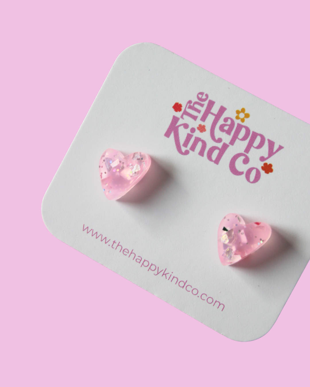 Confetti Candy Heart Earrings