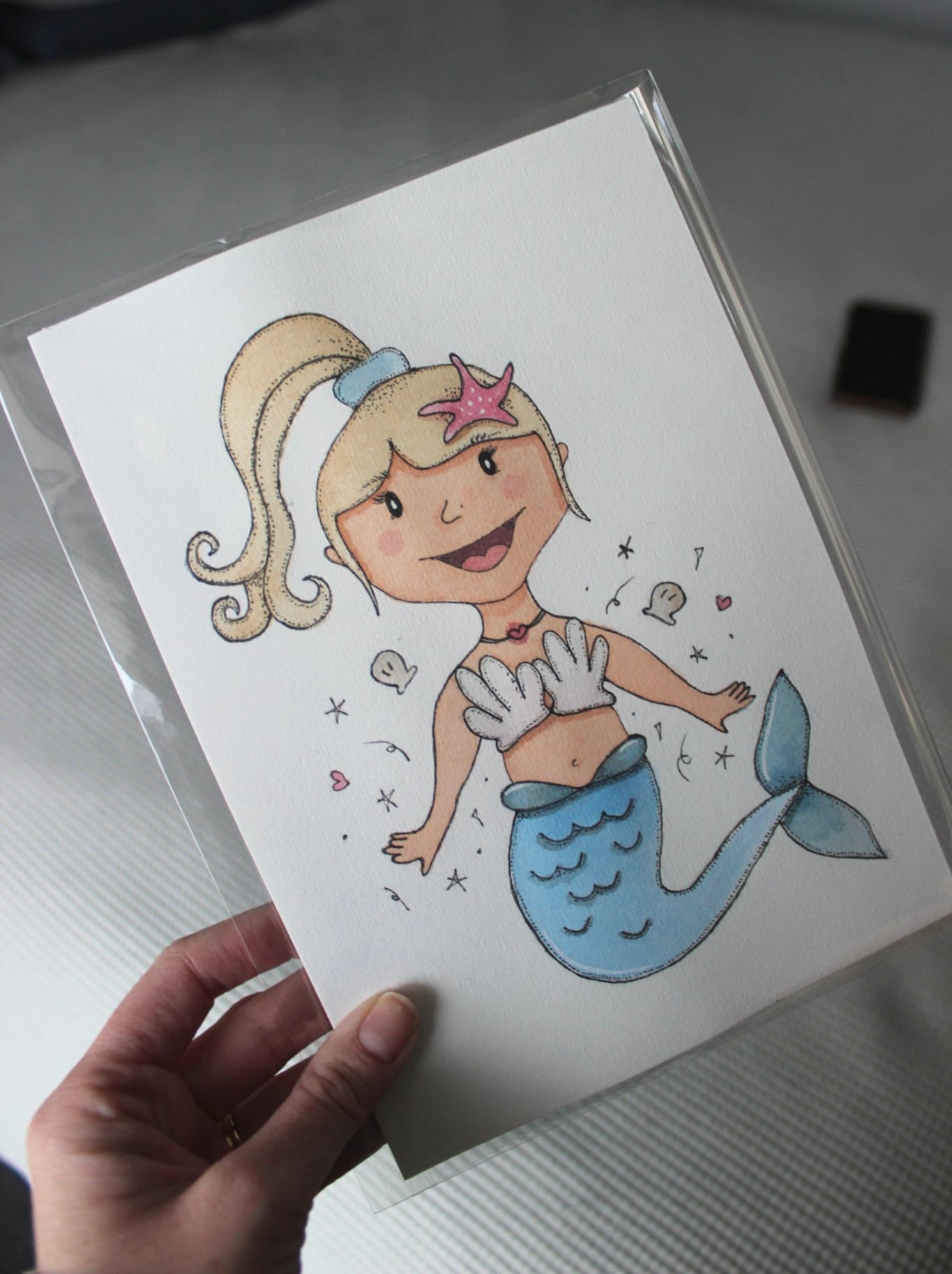 A5 Mini Mermaid Portrait