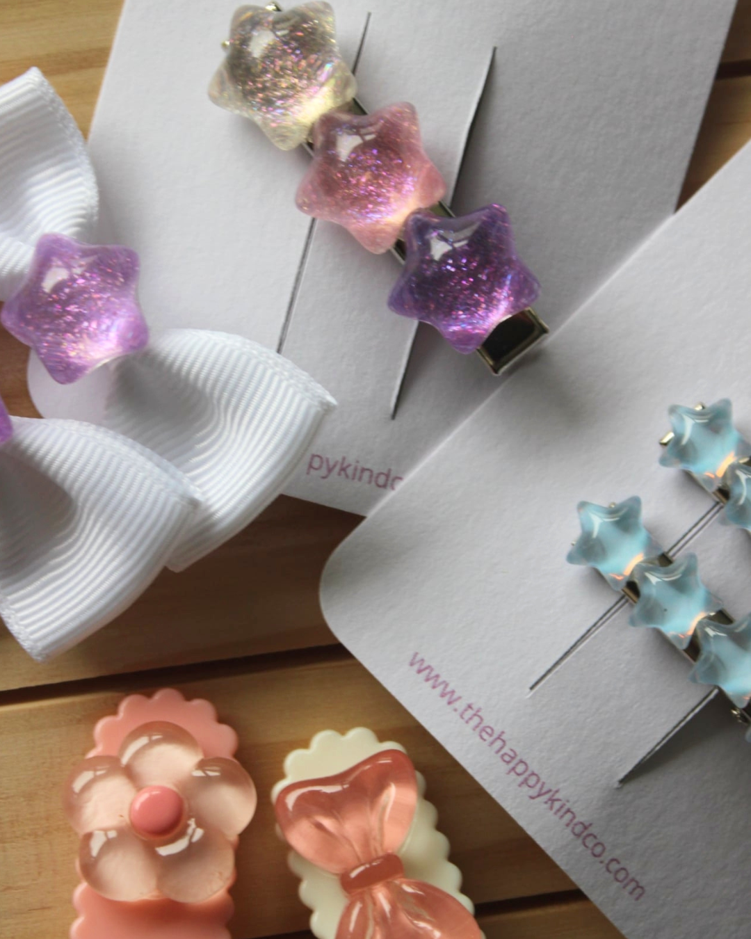 Milky Way Toddler Clips - Moonstone