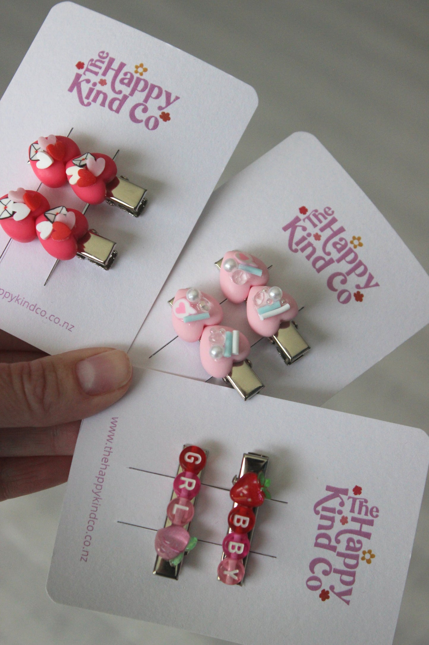 Heart Stopper Clips - Love Letters