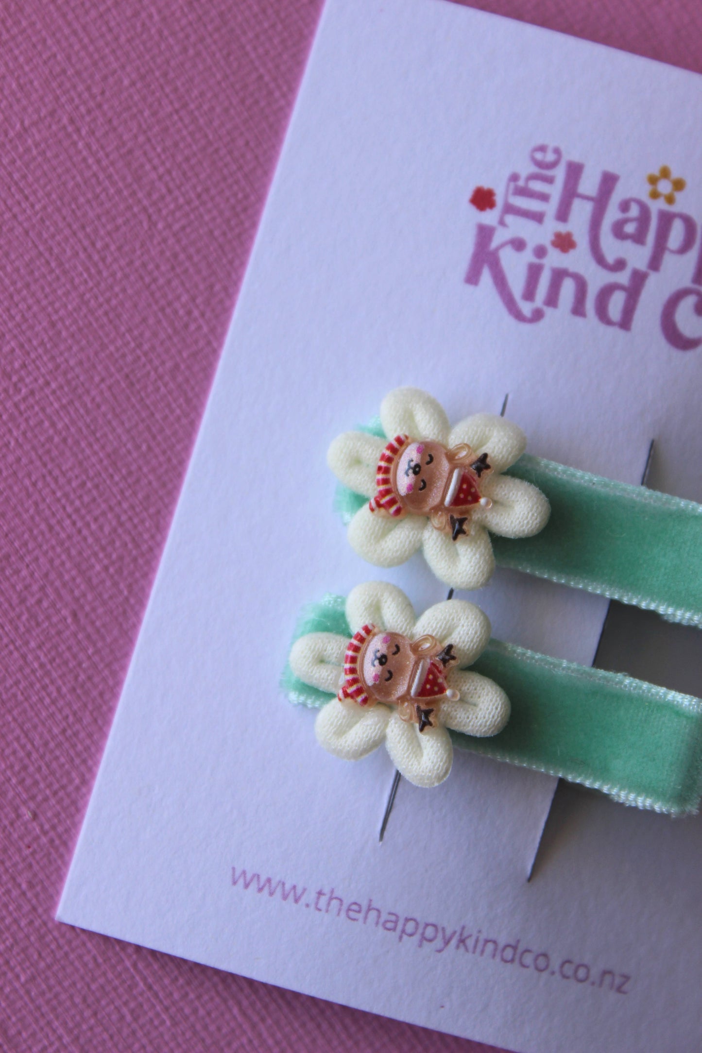 Minty Reindeer Clips