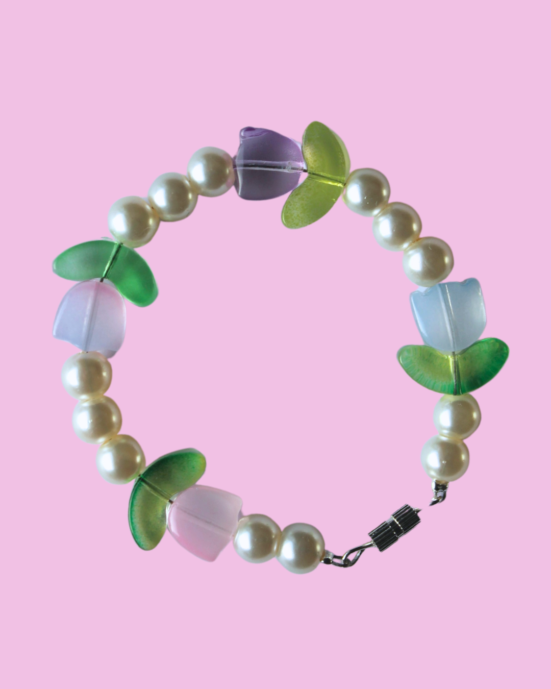 Flower & Pearls Bracelet