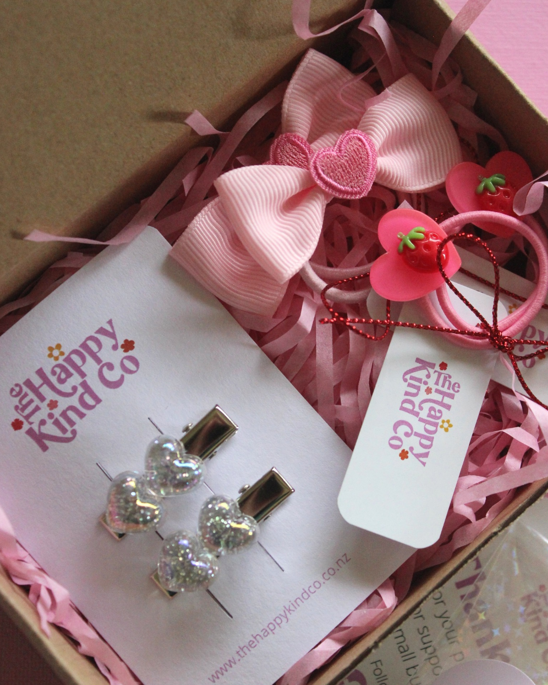 Sweetheart Bow Hair Ties