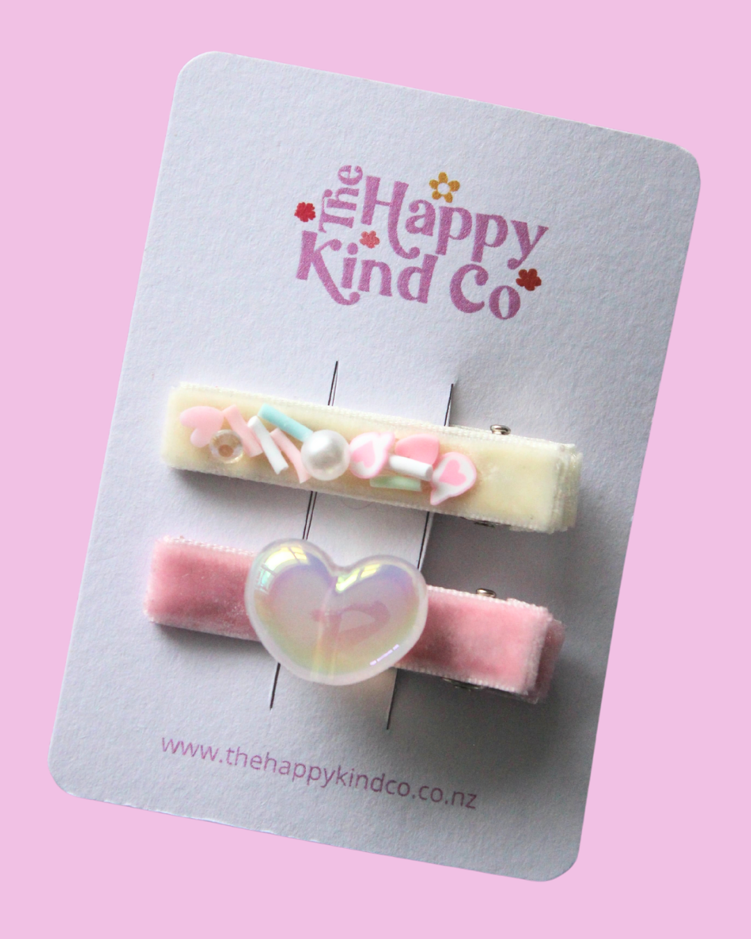 Dreamy Creamy Heart Clips