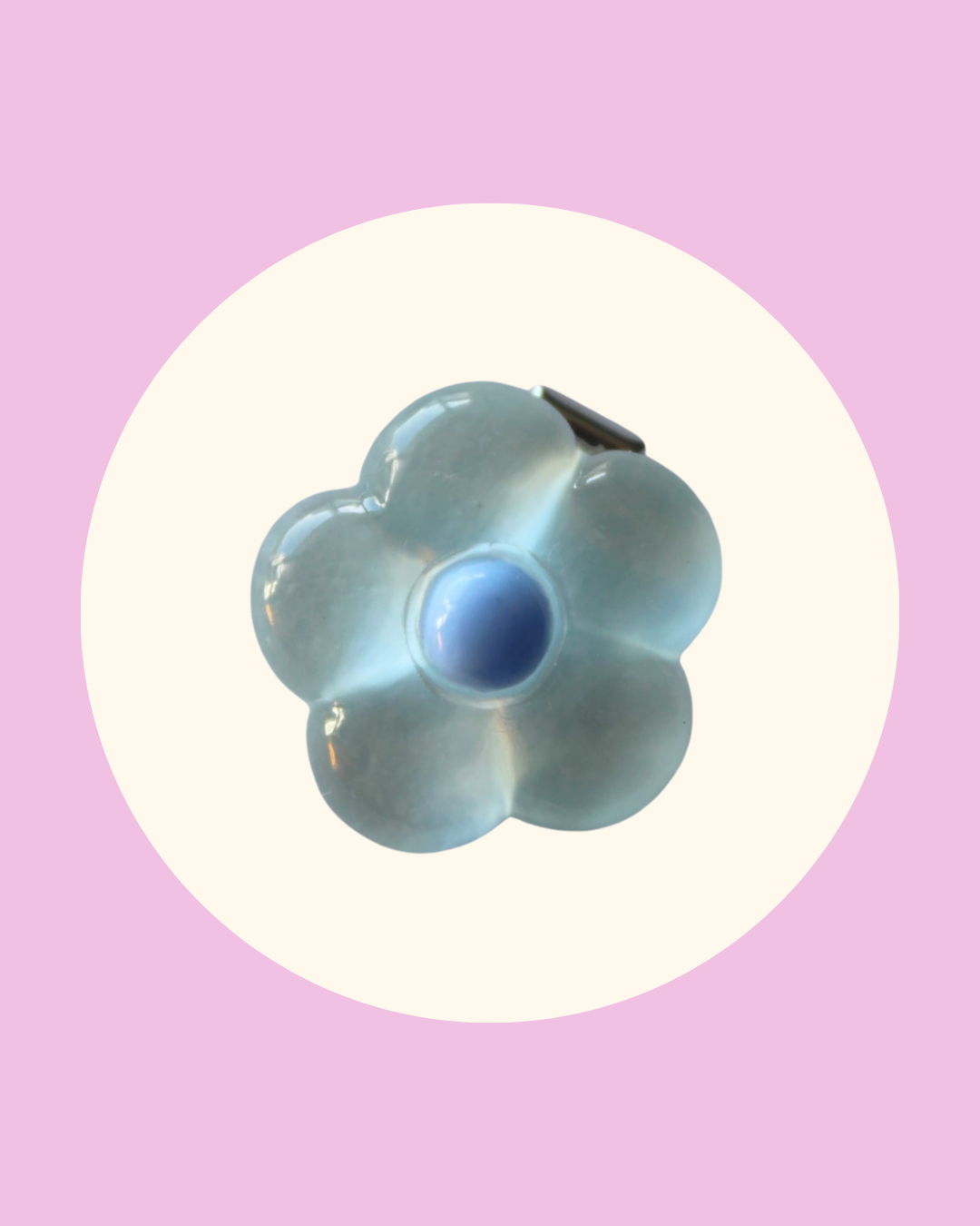 Sky Jelly Flower Clip Pop