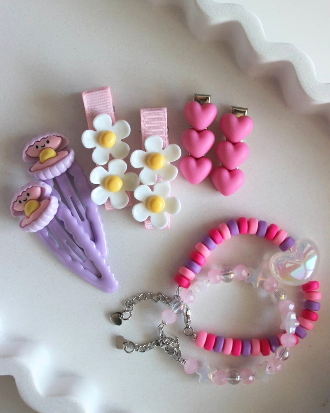 Candy Bubble Heart Bracelet