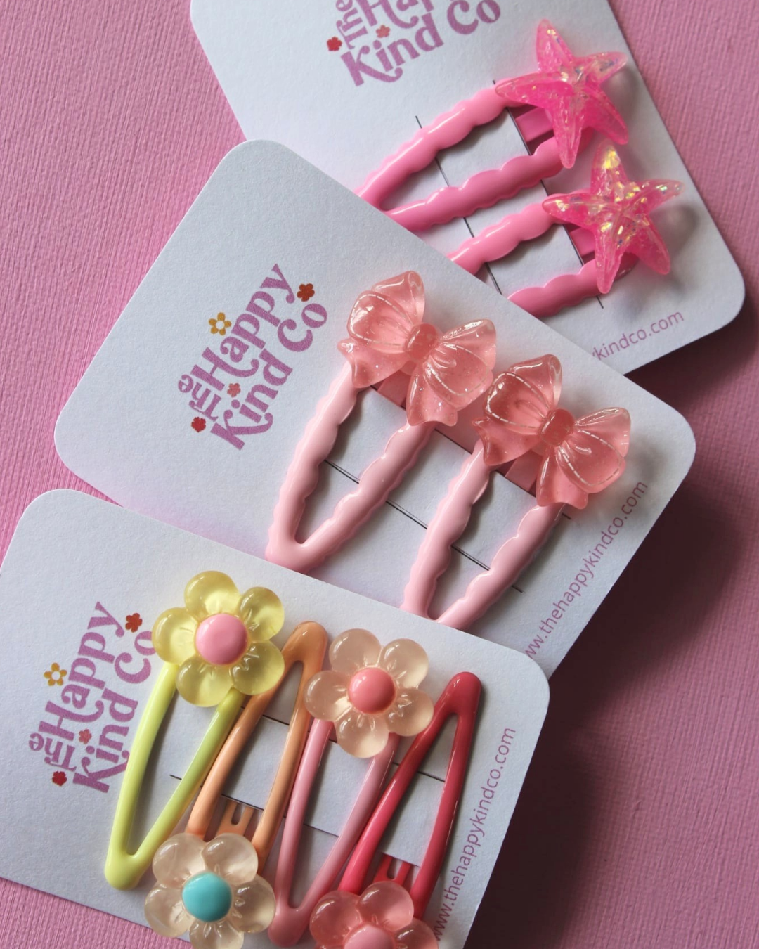 Summer Jelly Flower Clips