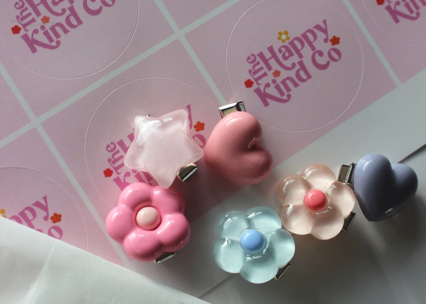 Bubble Heart Clip Pop
