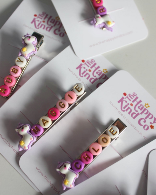 Magical Unicorn Name Clips