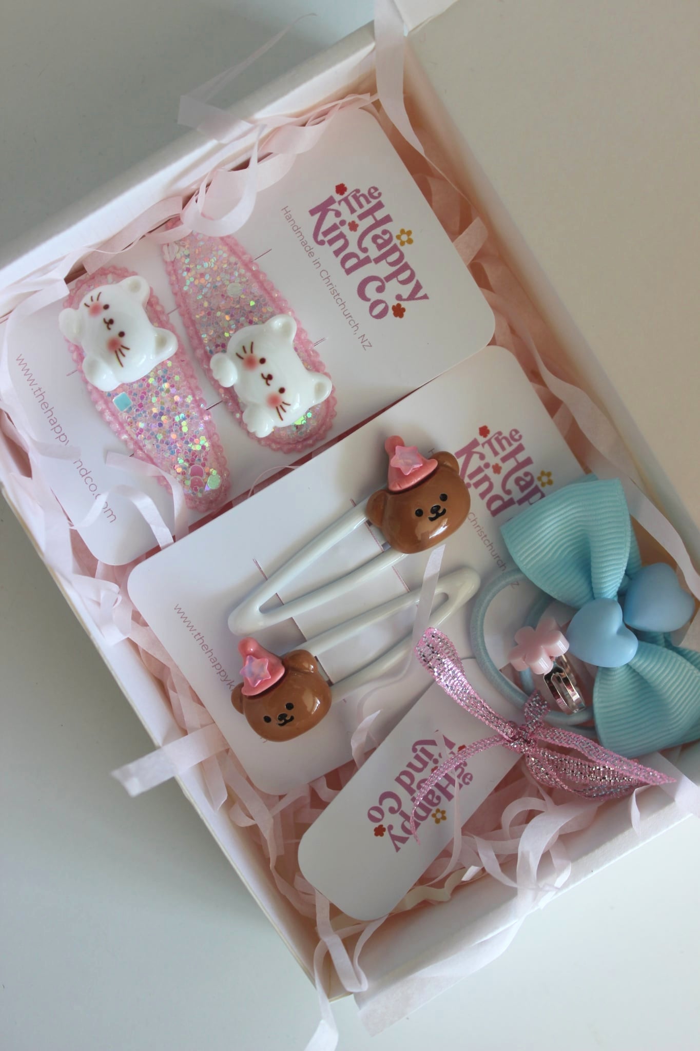 Glitter Kitty Snap Clips