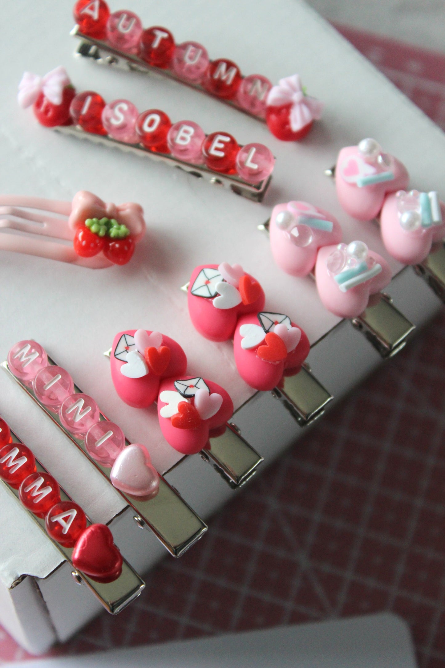 Heart Stopper Clips - Love Letters