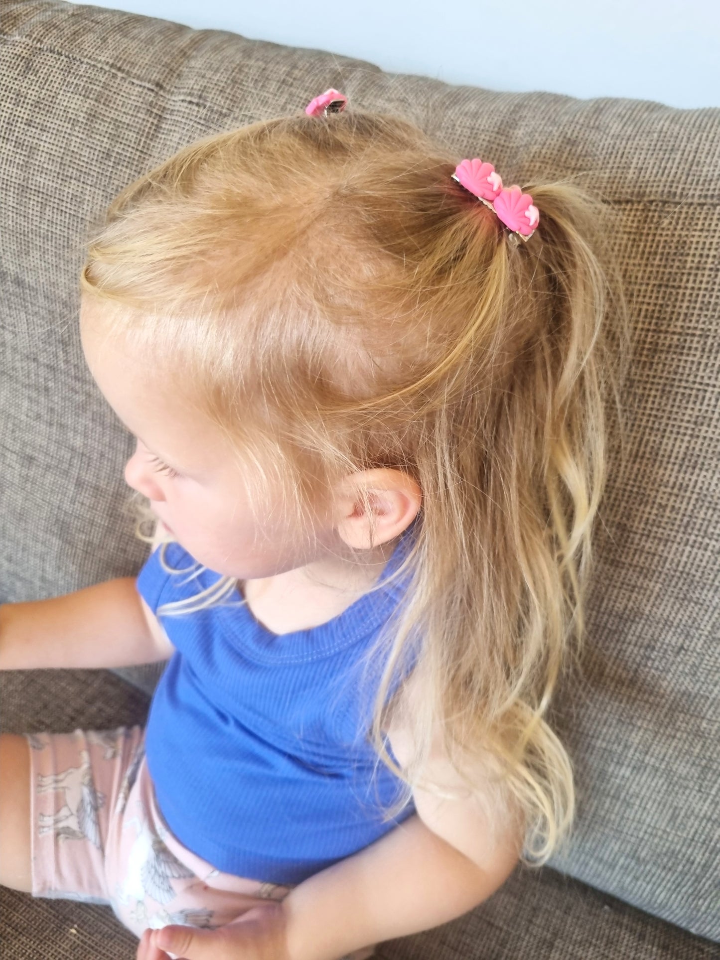 Mer-mini Clips - Hot Pink