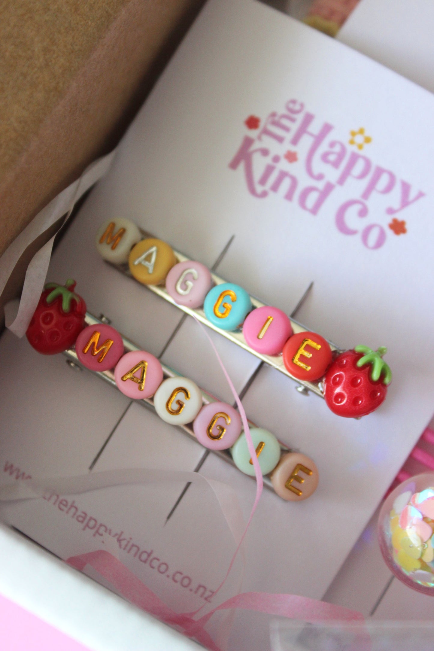Strawberry Name Clips