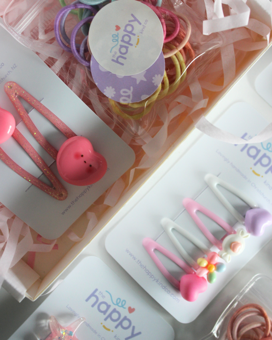 Blush Crystal Starfish Snap Clips