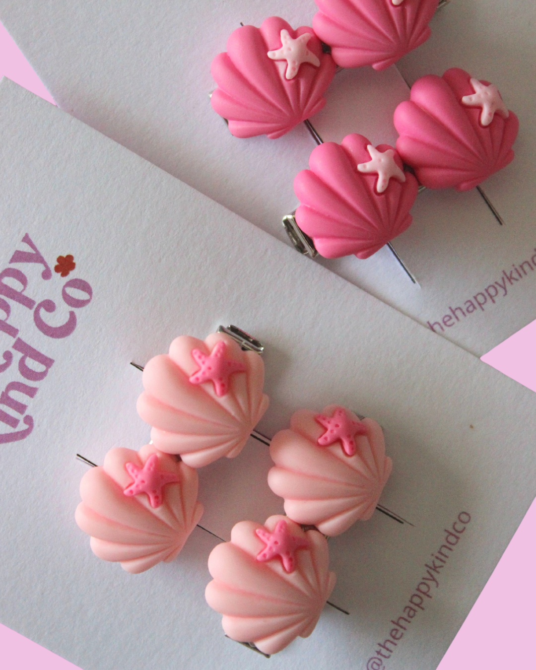 Mer-mini Clips - Baby Pink