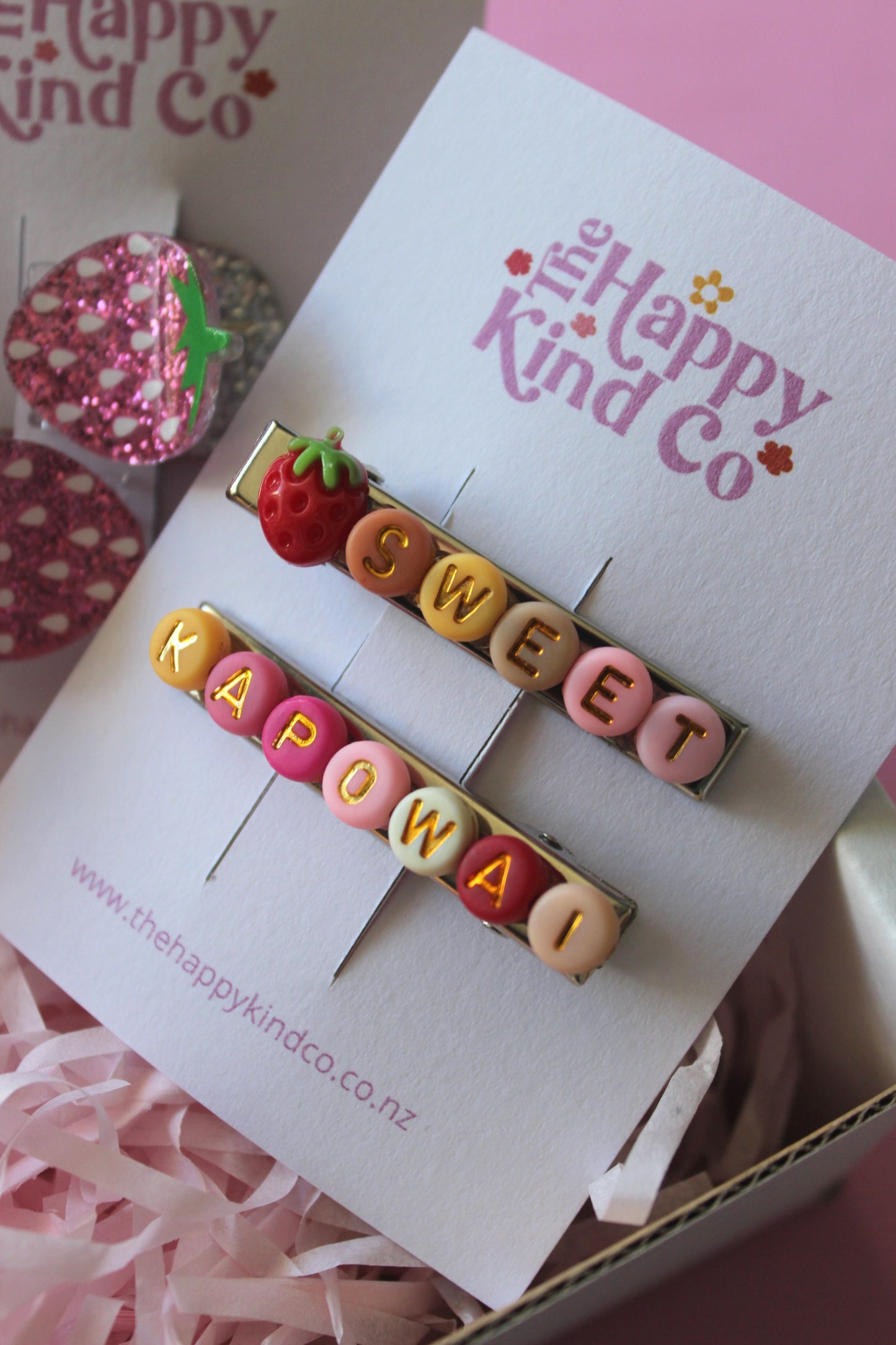 Strawberry Name Clips