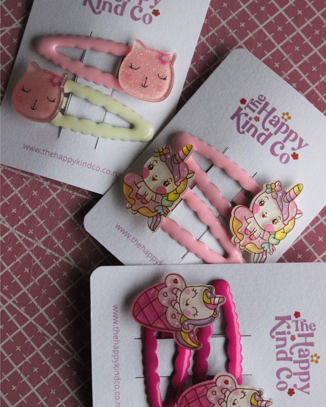 Wavy Unicorn Clips - Dreamy Ice Creamy
