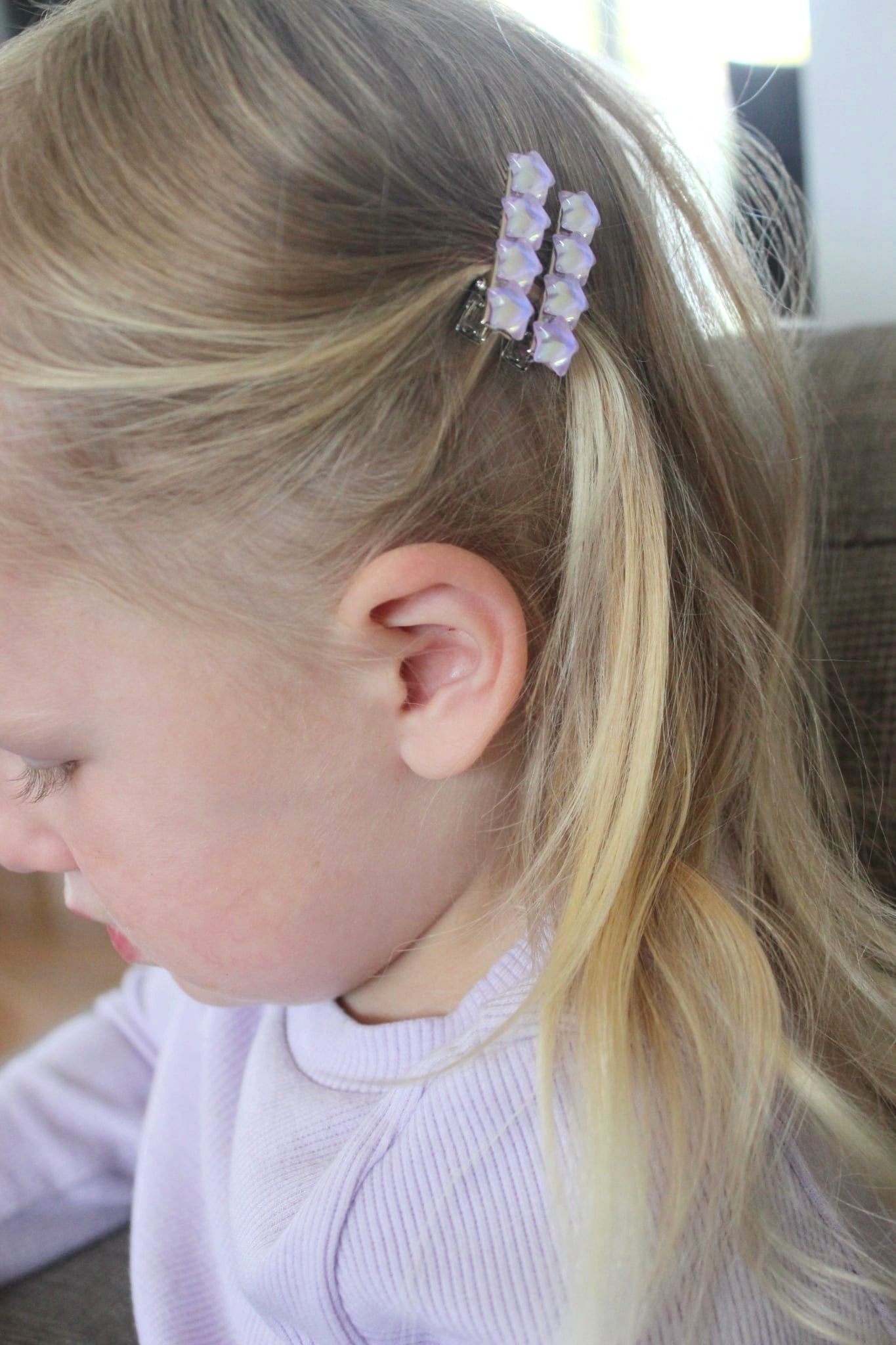 Milky Way Toddler Clips - Moonstone