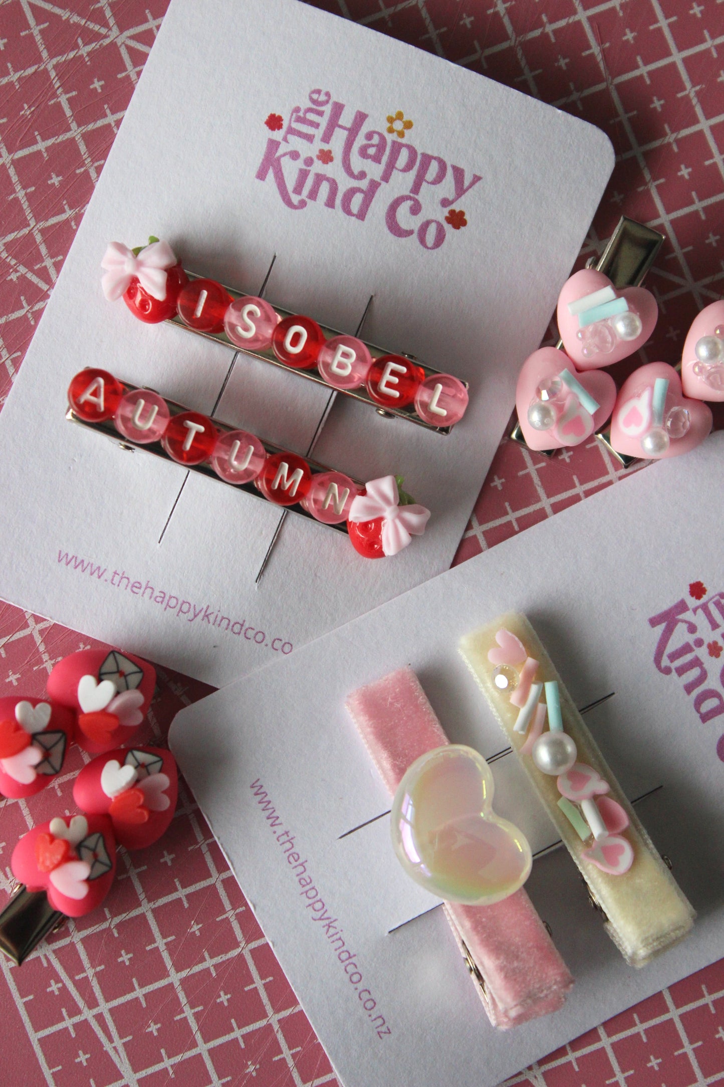 Heart Stopper Clips - Love Letters