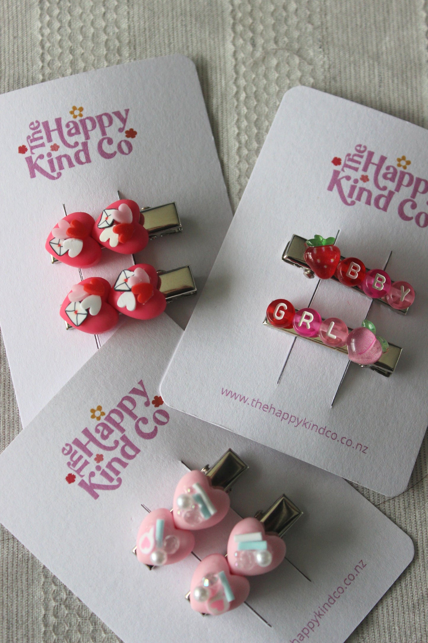 Heart Stopper Clips - Love Letters