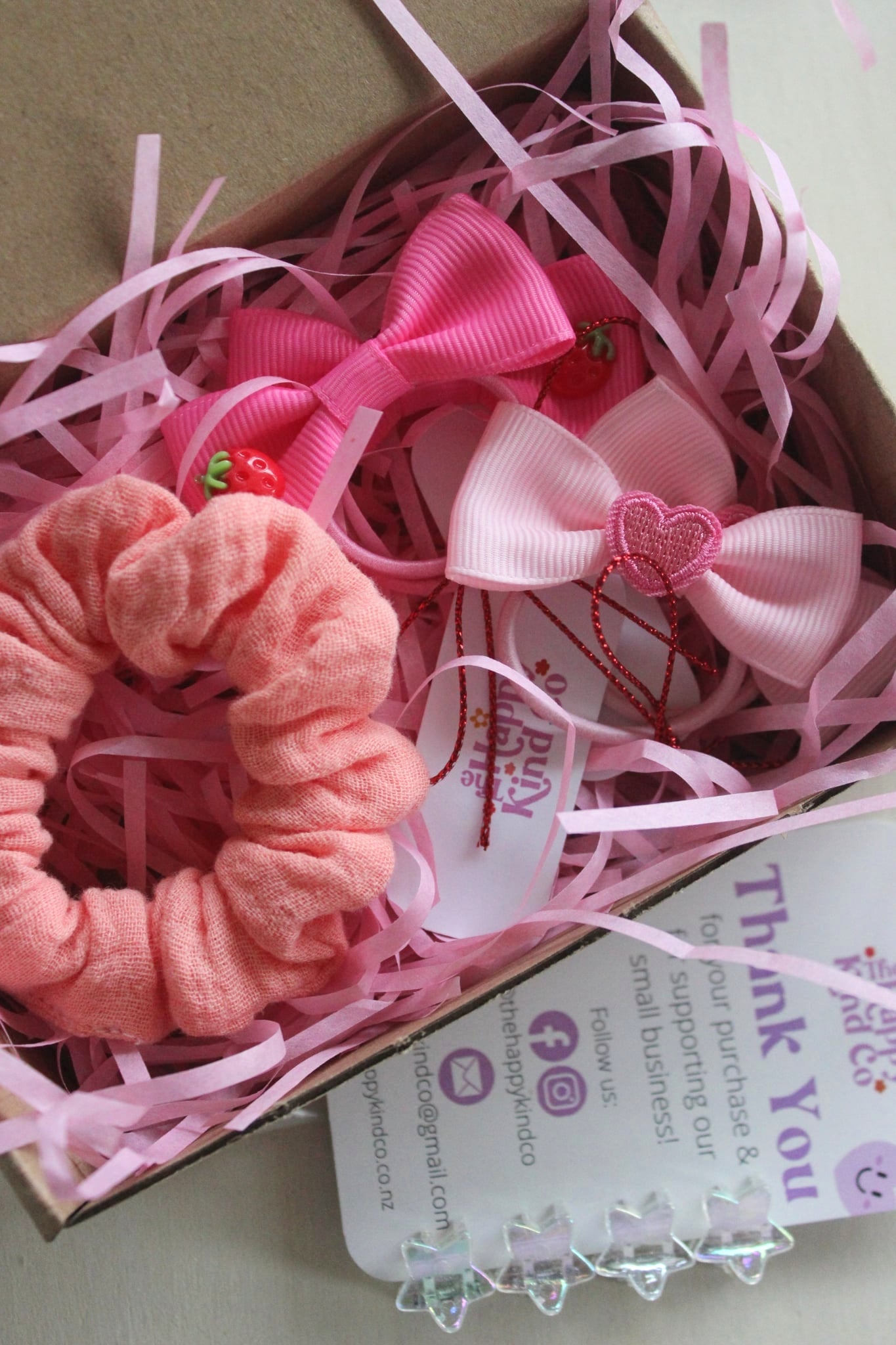 Sweetheart Bow Hair Ties