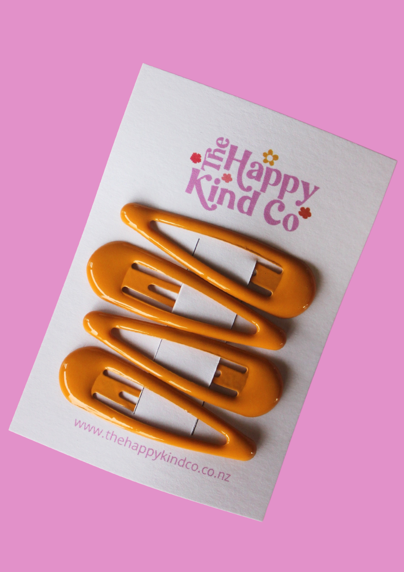 Orange Amber Jelly Clips