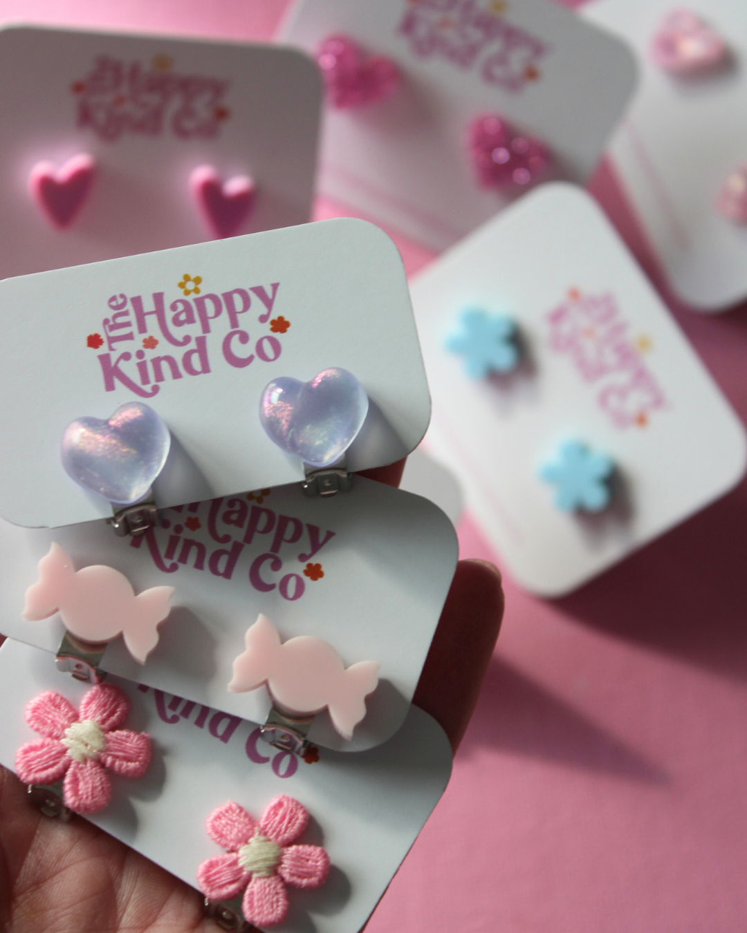 Baby Blue Flower Power Earrings