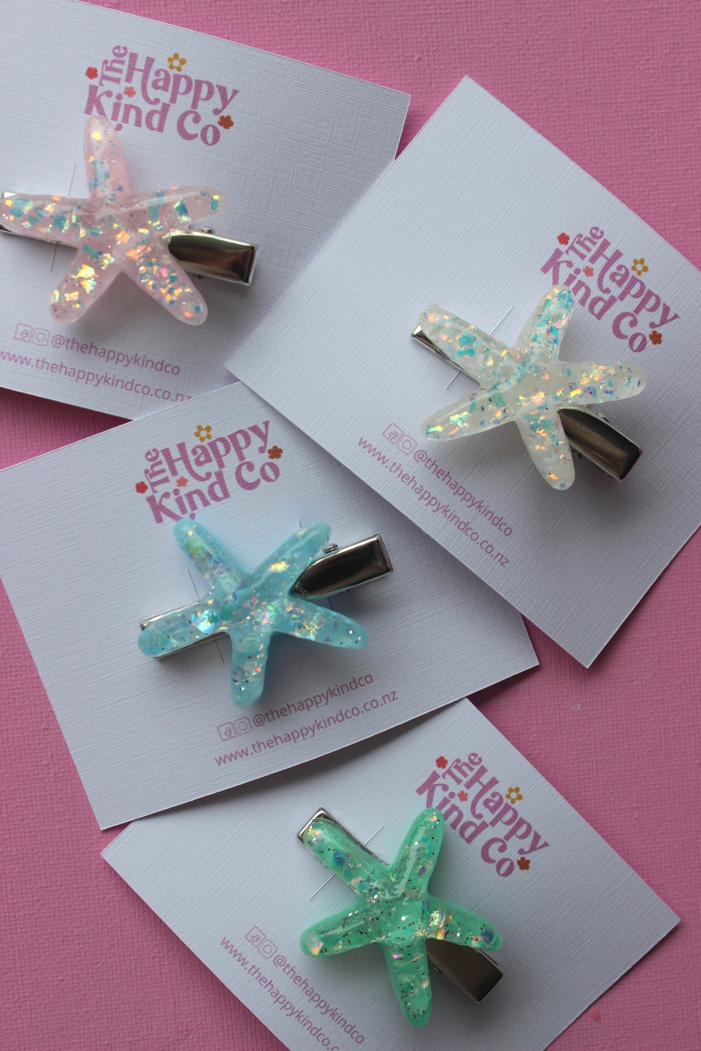 Shiny Sea Star Clip Seaweed