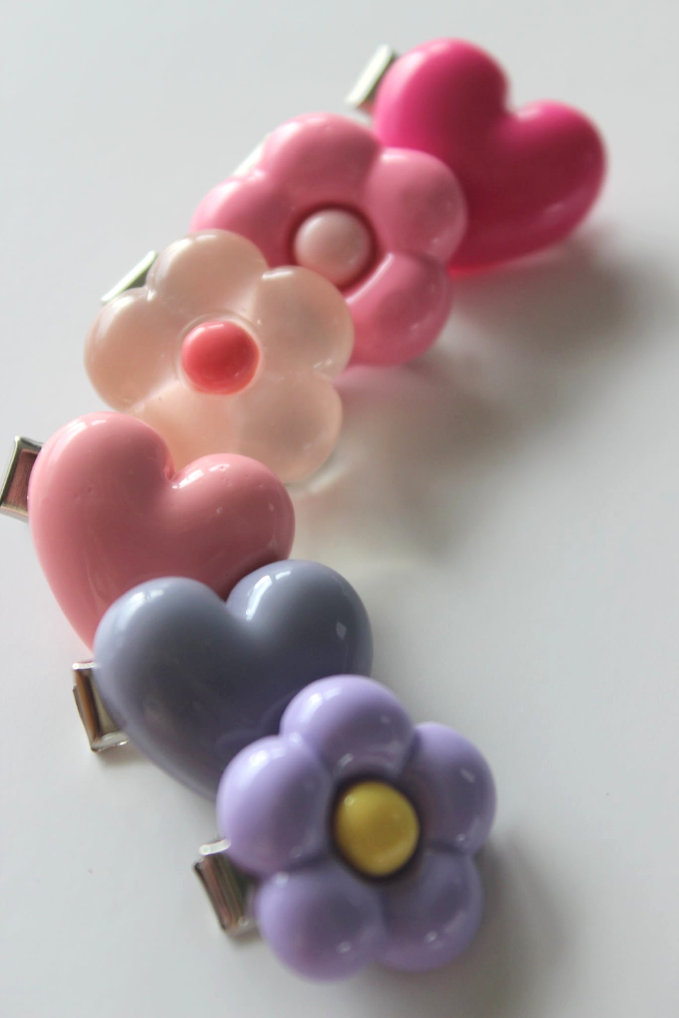 Poppin' Purple Flower Clip Pop