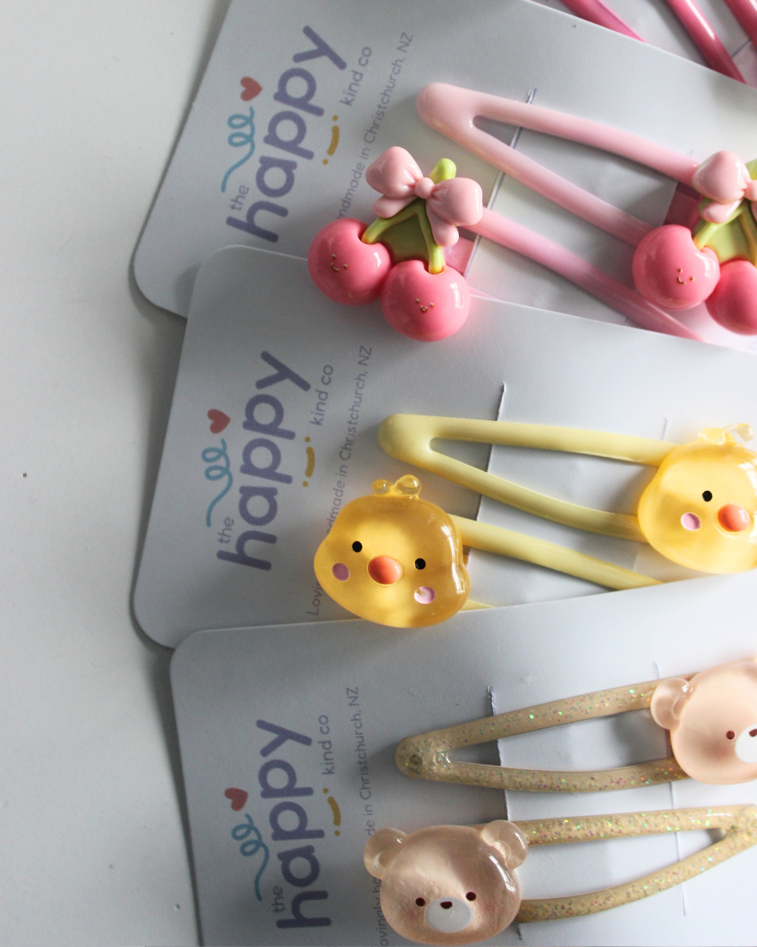 Cheerful Cherry Snap Clips