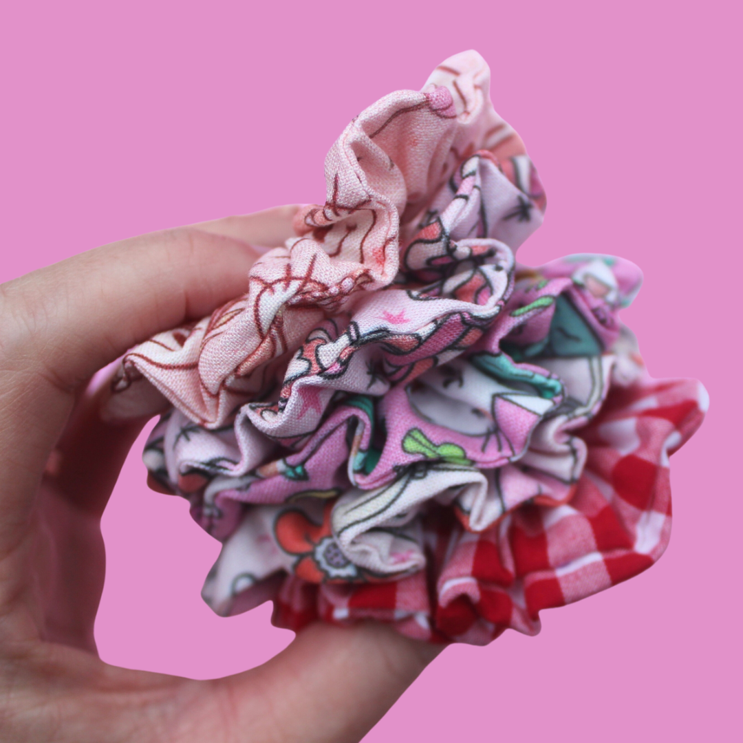 Deluxe Groovy Butterflies Toddler Scrunchie