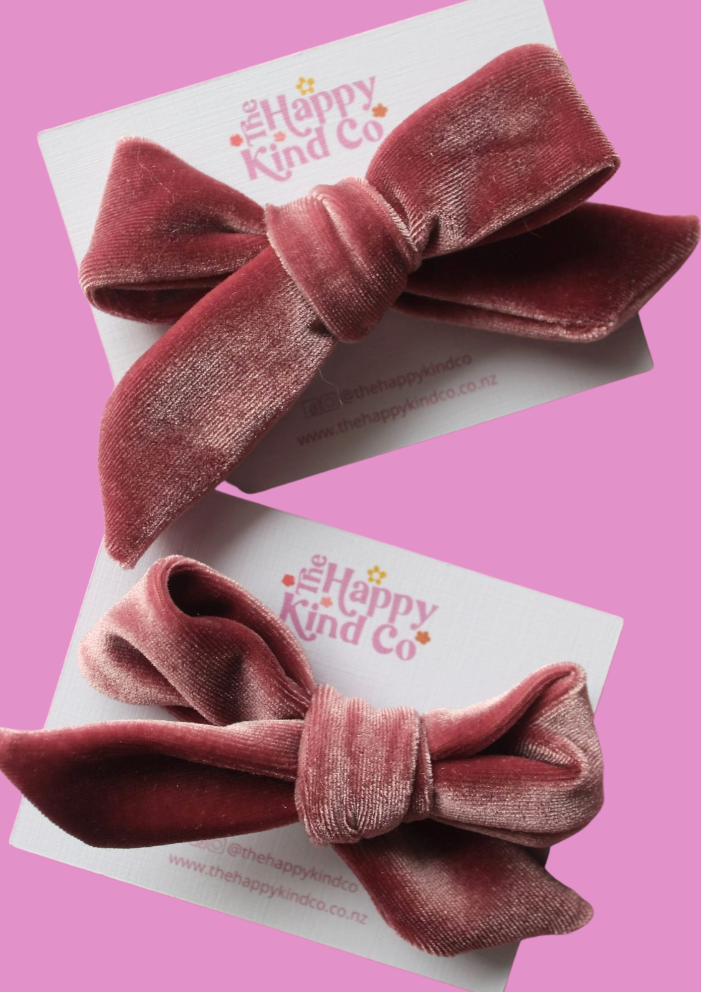 Deluxe Blush Velvet Victoria Bow