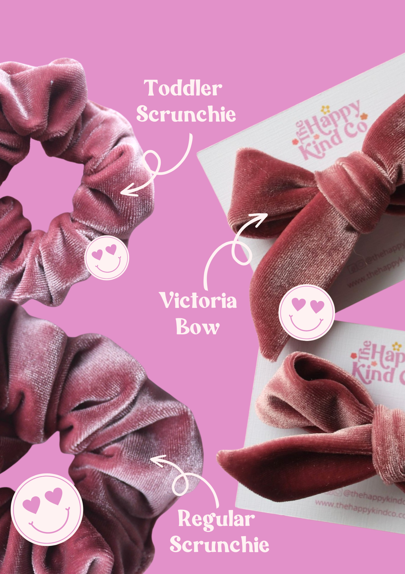 Deluxe Blush Velvet Victoria Bow