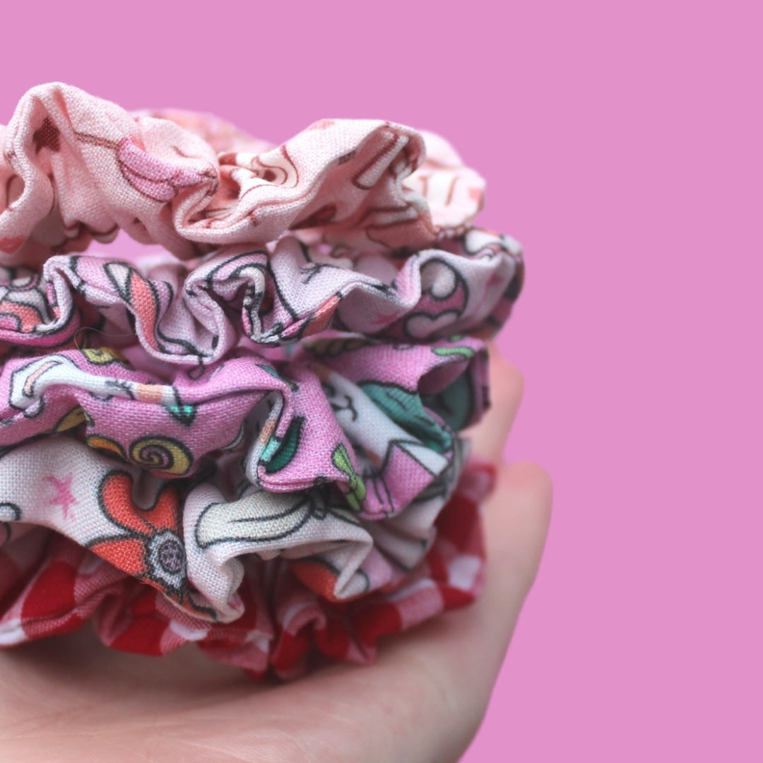 Deluxe Groovy Butterflies Toddler Scrunchie