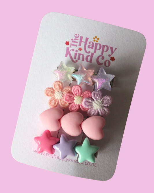 Toddler Clip Sampler Set - Pastel Rainbow
