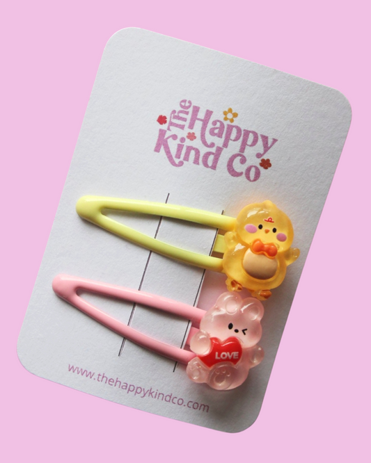 Duck x Bunny Contrast Clips