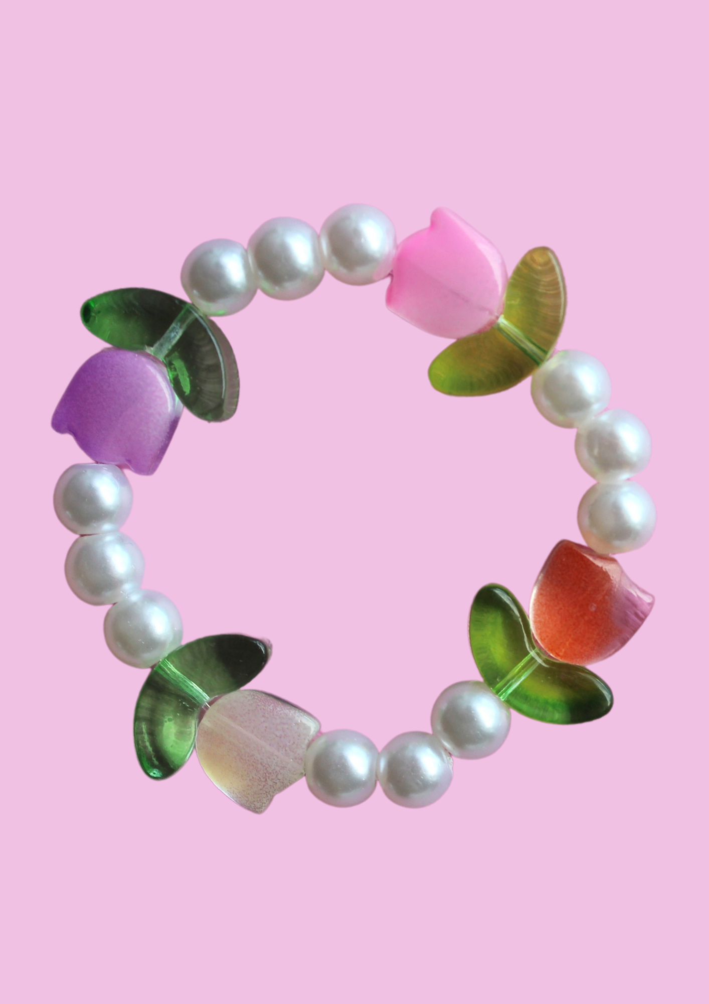 Flower & Pearls Bracelet