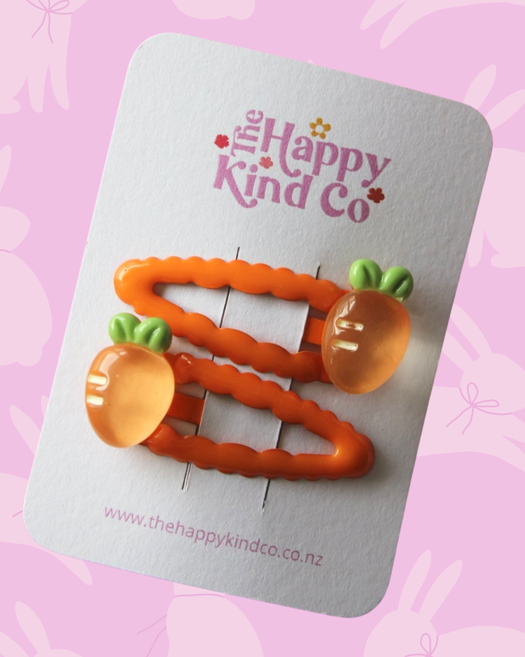 Wavy Carrot Clips
