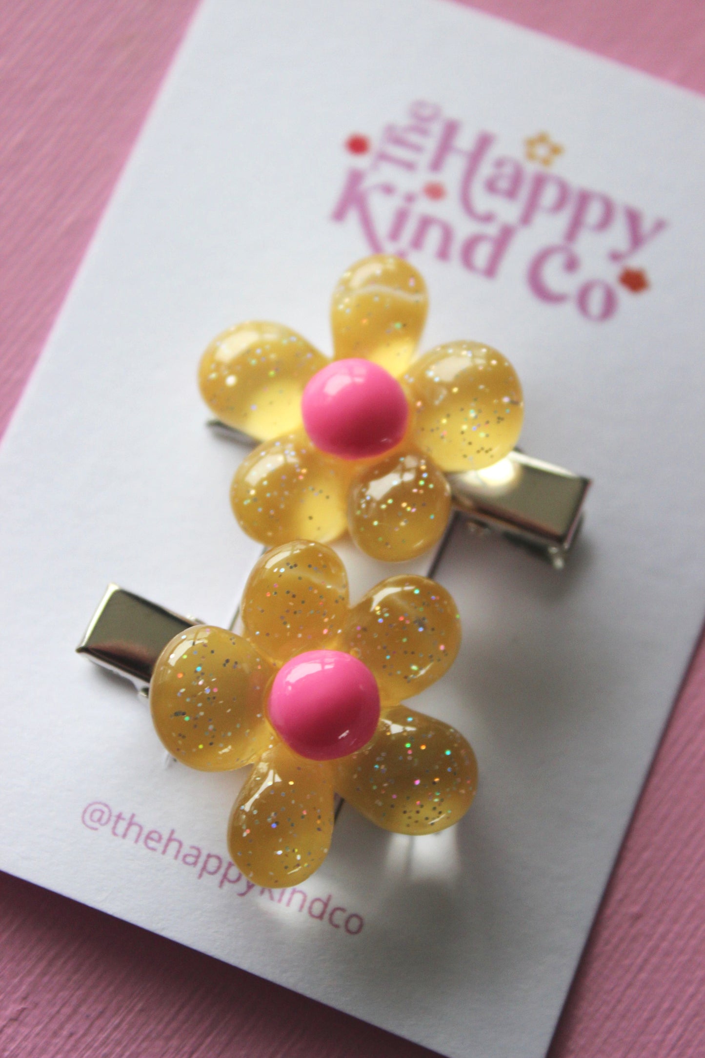 Flower Pop Clips - Sunshine