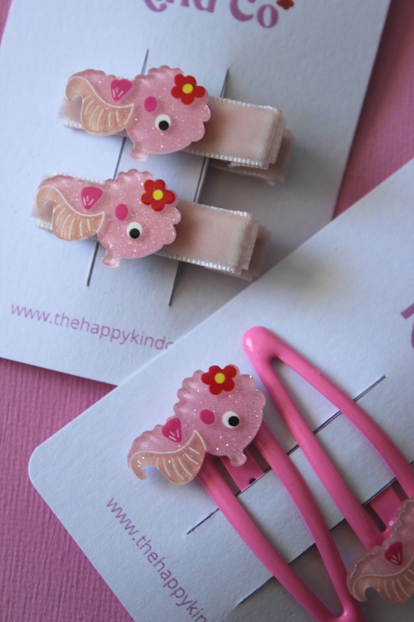 Tropical Seahorse Clips 2 Pack