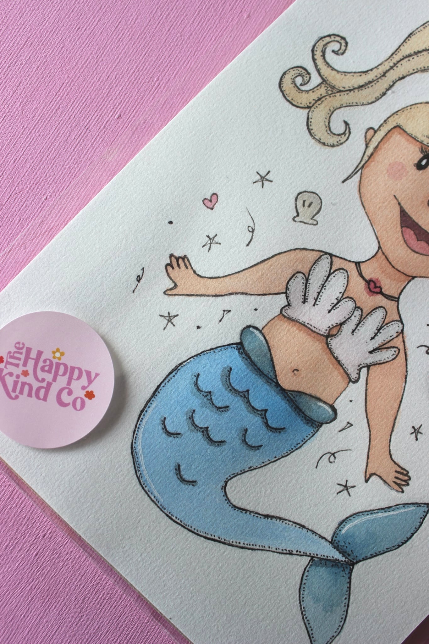 A5 Mini Mermaid Portrait
