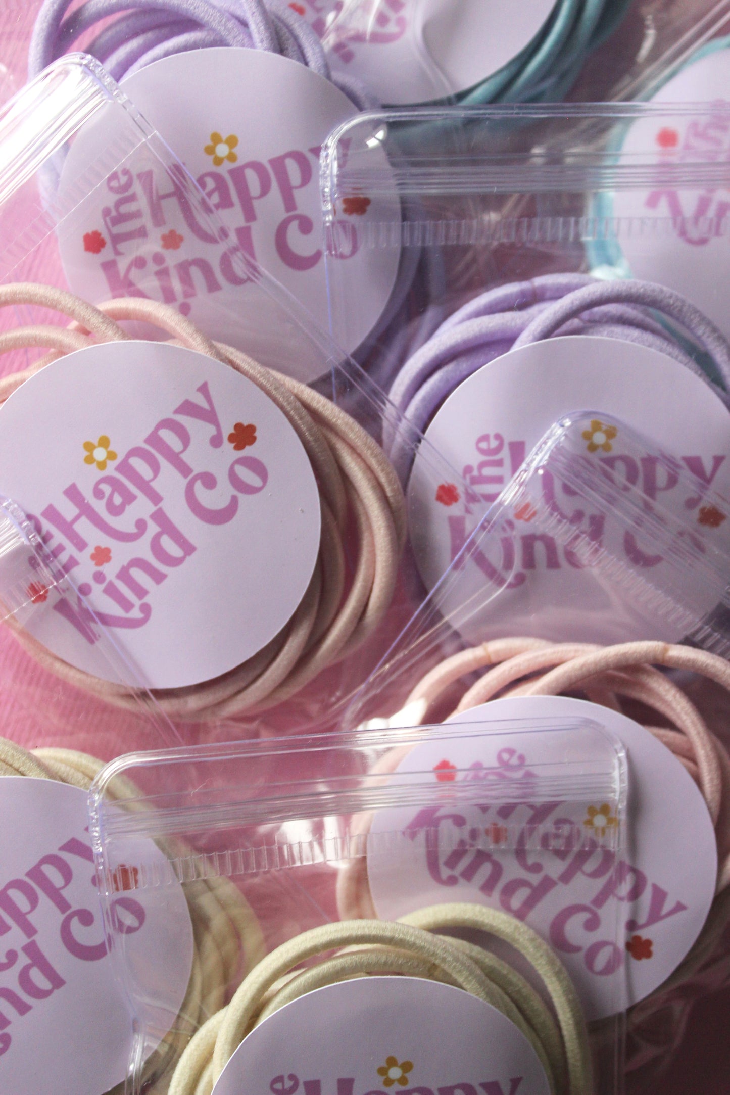Thick Hair Ties 15 Pk - Lavender