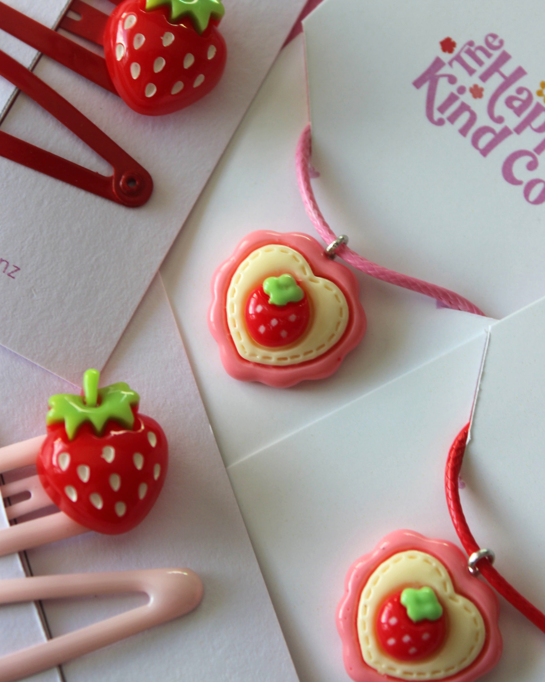 Ruby Red Strawberry Clips