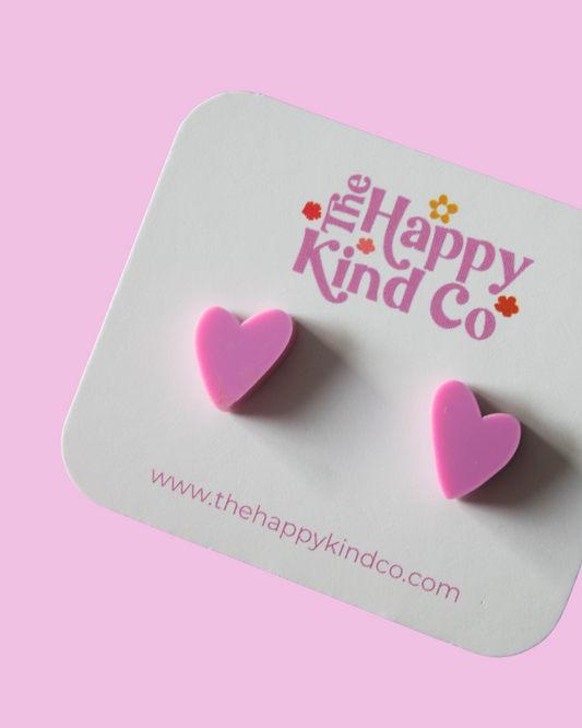 Sour Grape Heart Earrings