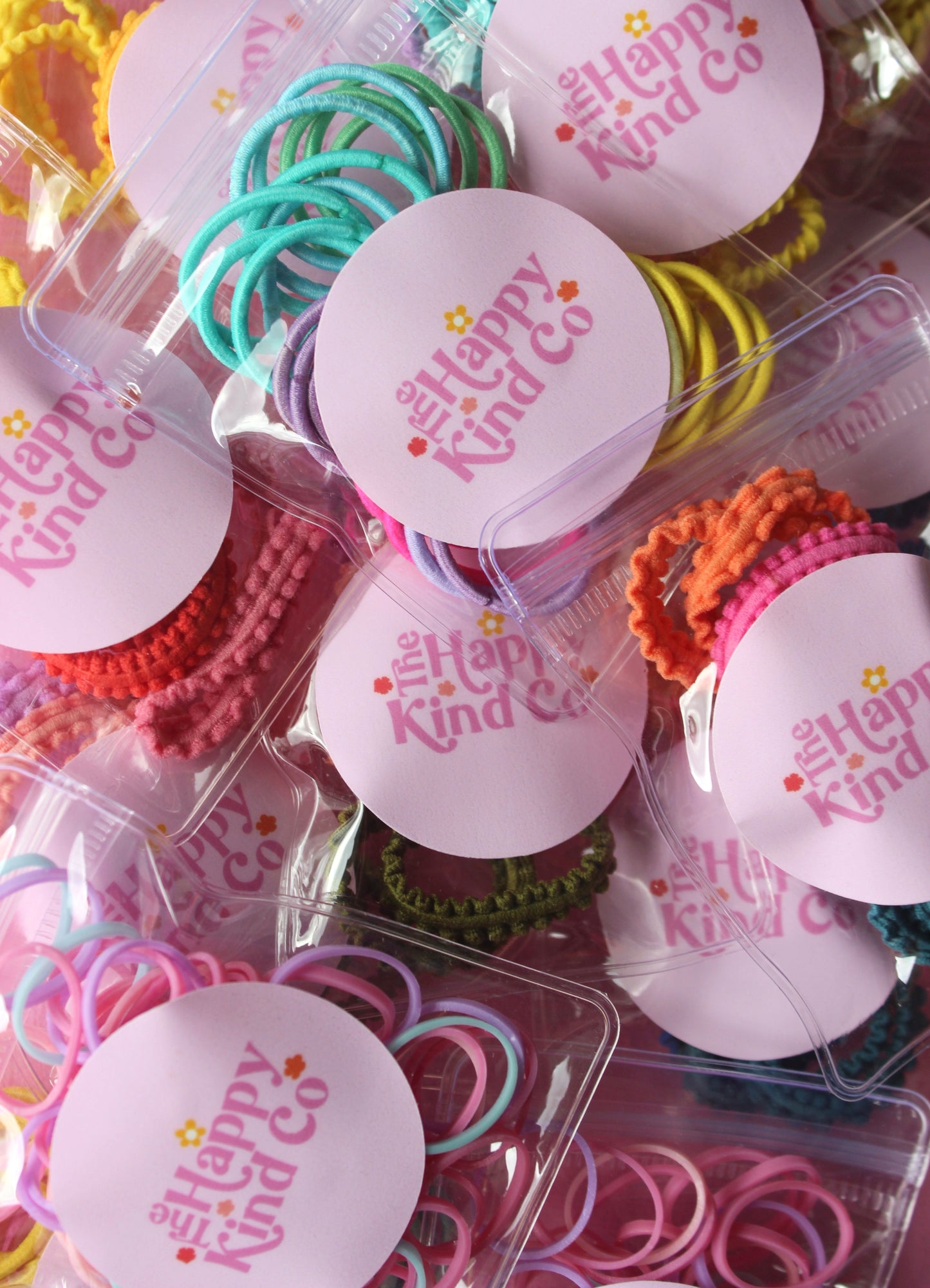 Frilly Toddler Hair Ties 12 Pack Summer