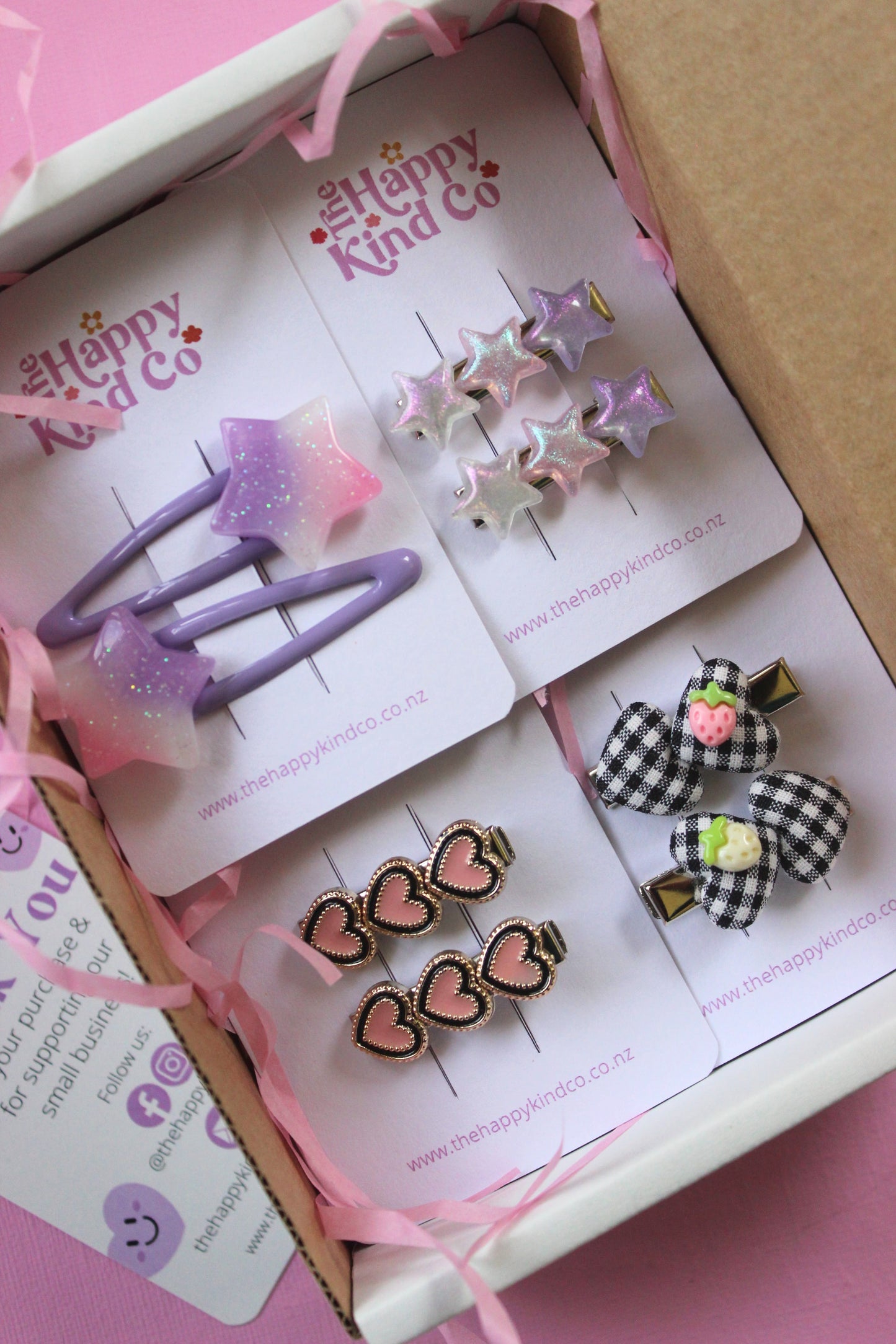Triple Heart Stopper Clips - You're So Fancy