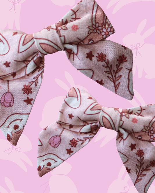 Deluxe Vintage Bunnies Sailor Bow