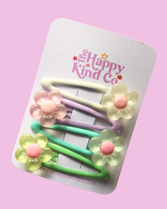 Mermaid Jelly Flower Clips
