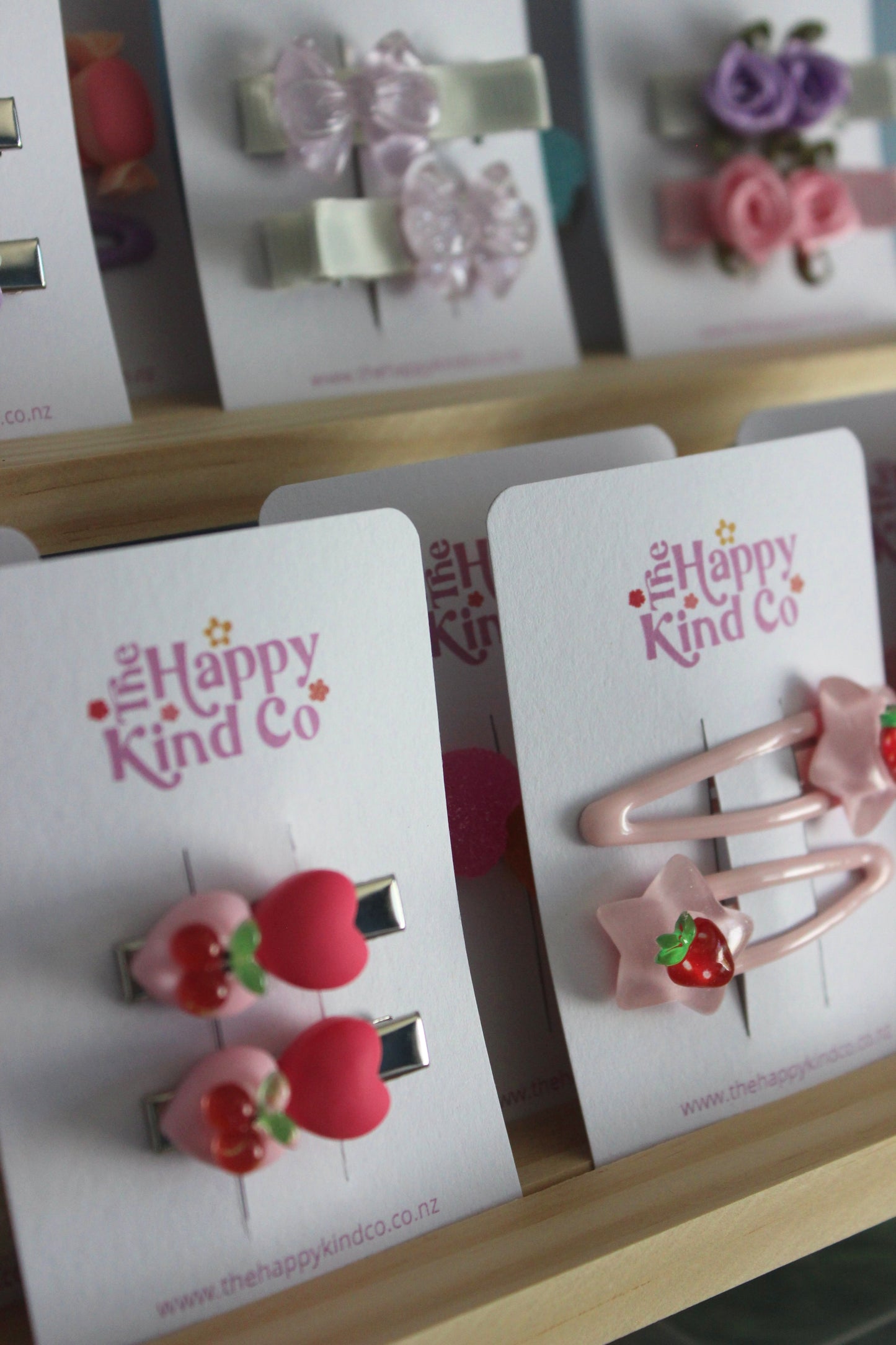 Dreamy Violet Ballet Bow Clips
